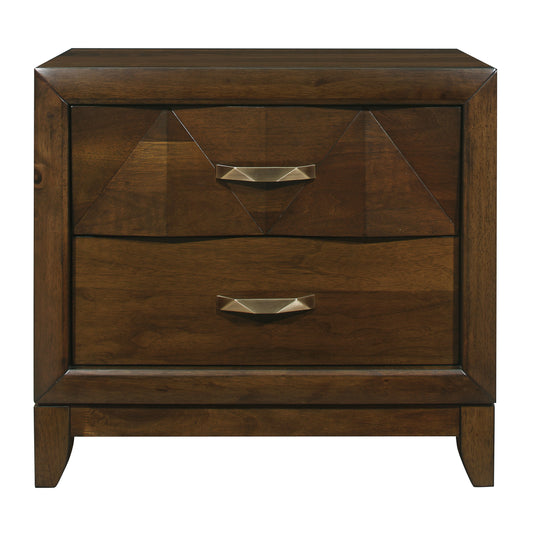 Homelegance Dresser Walnut Modern & Contemporary Geometrical Accents 1535-4