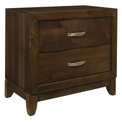 Homelegance Dresser Walnut Modern & Contemporary Geometrical Accents 1535-4