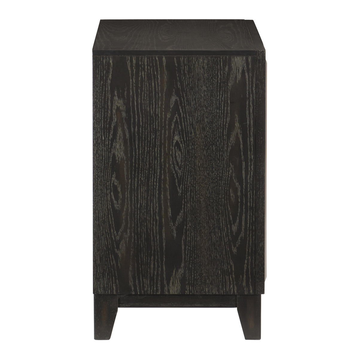 Homelegance Dresser Ebony Oak Veneer Silver Banding Modern Contemporary 1536-4