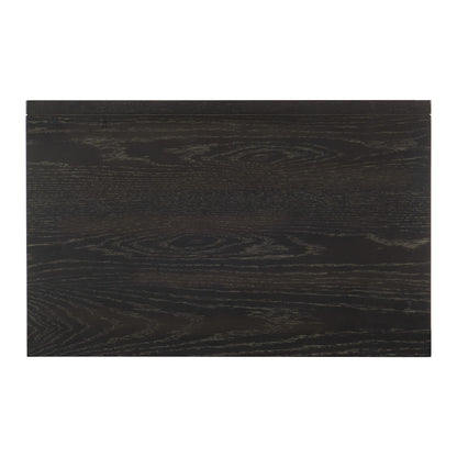 Homelegance Dresser Ebony Oak Veneer Silver Banding Modern Contemporary 1536-4