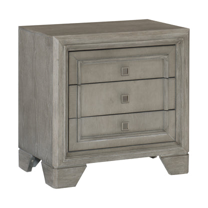 Homelegance Dresser Driftwood Gray Traditional Elegant Profile Silver Hardware 1546-4