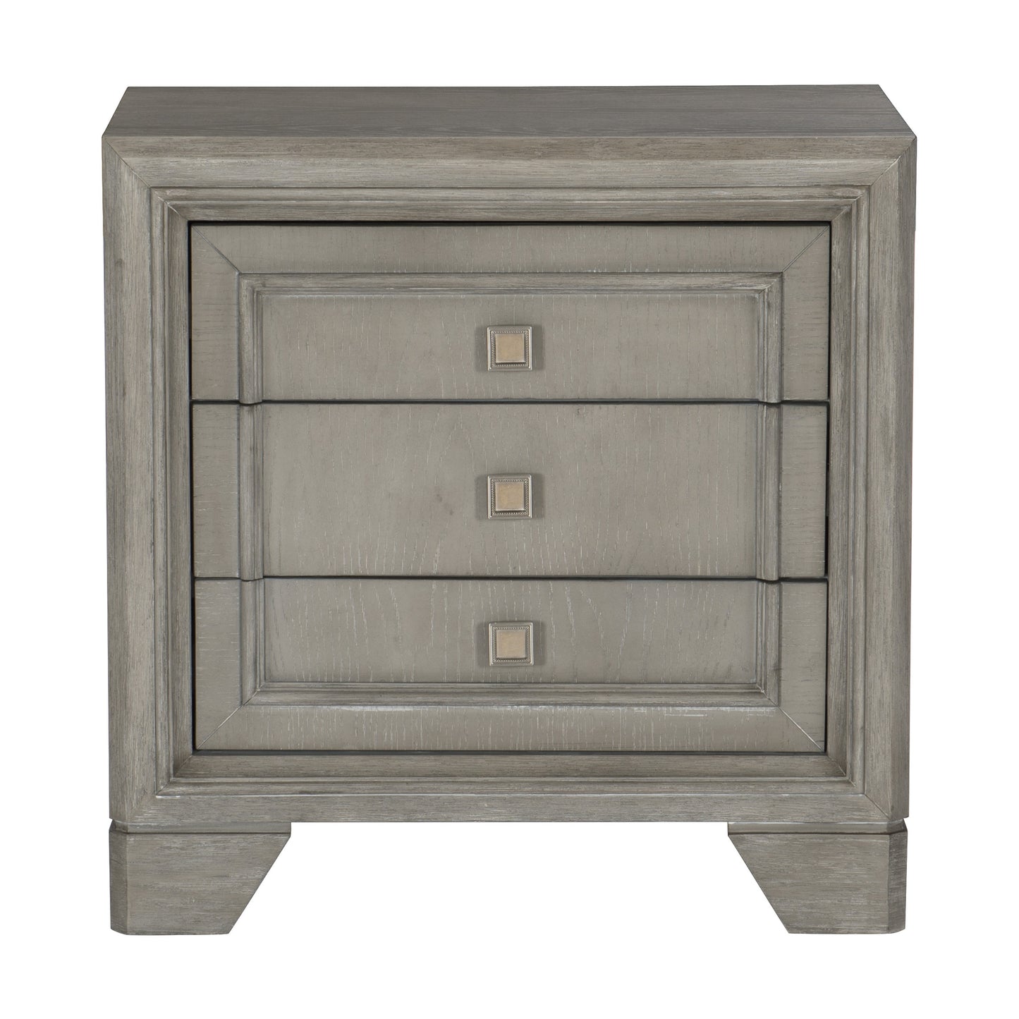 Homelegance Dresser Driftwood Gray Traditional Elegant Profile Silver Hardware 1546-4