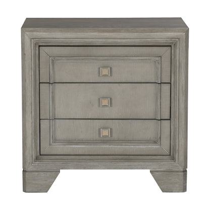 Homelegance Dresser Driftwood Gray Traditional Elegant Profile Silver Hardware 1546-4