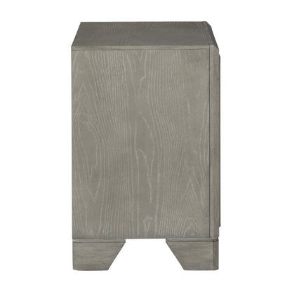 Homelegance Dresser Driftwood Gray Traditional Elegant Profile Silver Hardware 1546-4