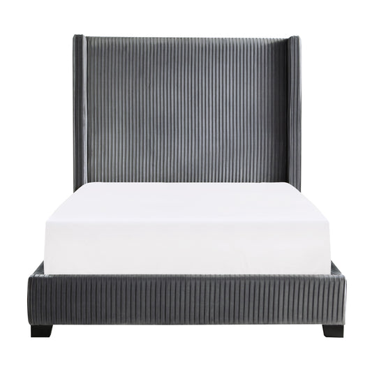 Homelegance Glenbury Queen Bed In A Box In Gray