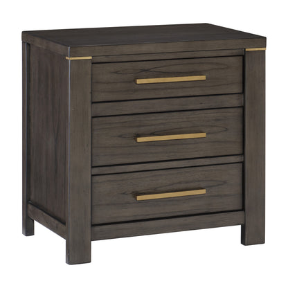 Homelegance Dresser Brownish Gray Gold Accents Modern Contemporary Scarlett 1555-4