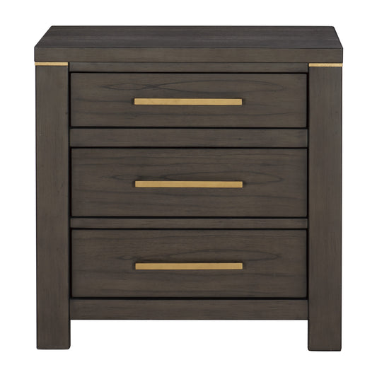 Homelegance Dresser Brownish Gray Gold Accents Modern Contemporary Scarlett 1555-4