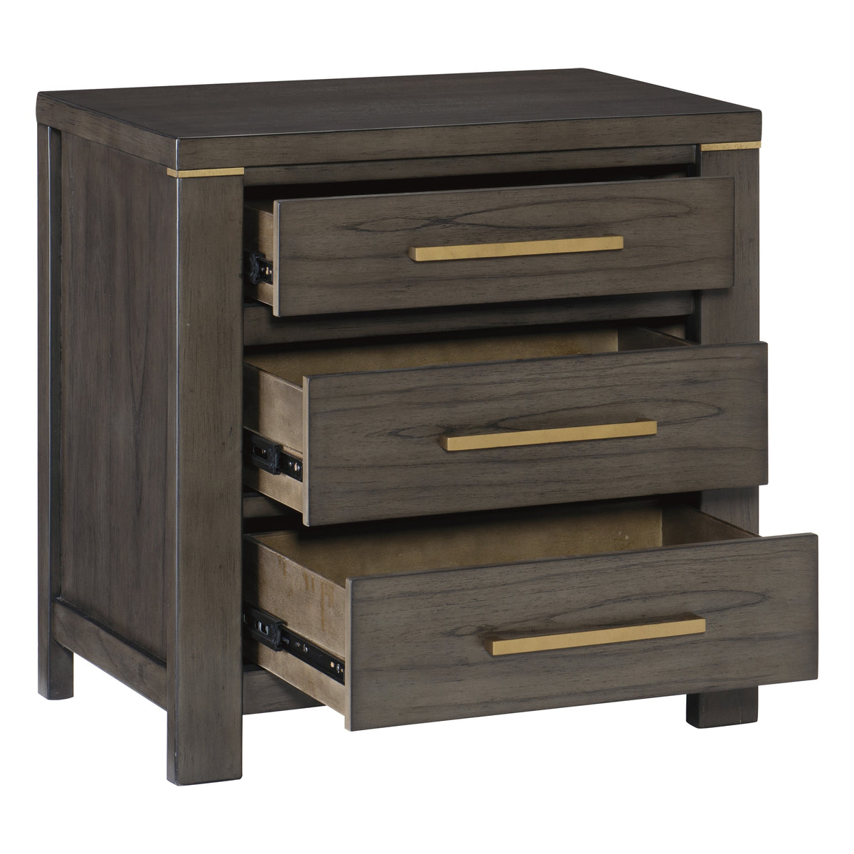 Homelegance Dresser Brownish Gray Gold Accents Modern Contemporary Scarlett 1555-4