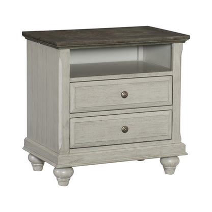 Homelegance Dresser Light Gray Dark Brown Transitional Modern Farmhouse 1568-4