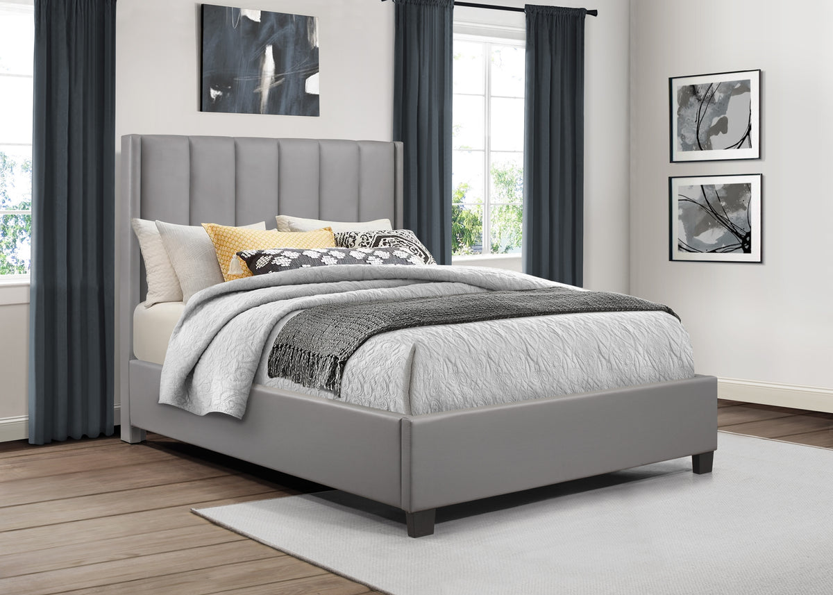 Homelegance Anson Queen Platform Bed In Gray