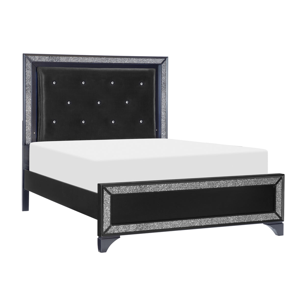 Homelegance Salon Queen Bed In Black