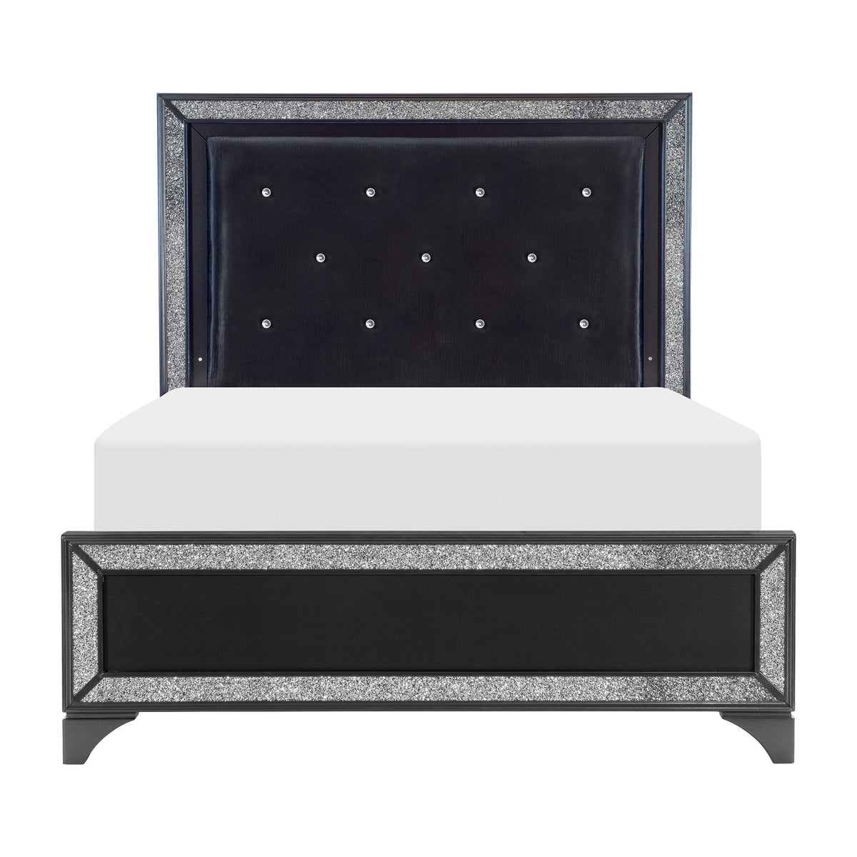 Homelegance Salon Queen Bed In Black