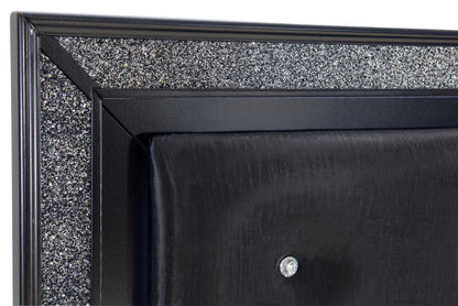 Homelegance Salon Queen Bed In Black