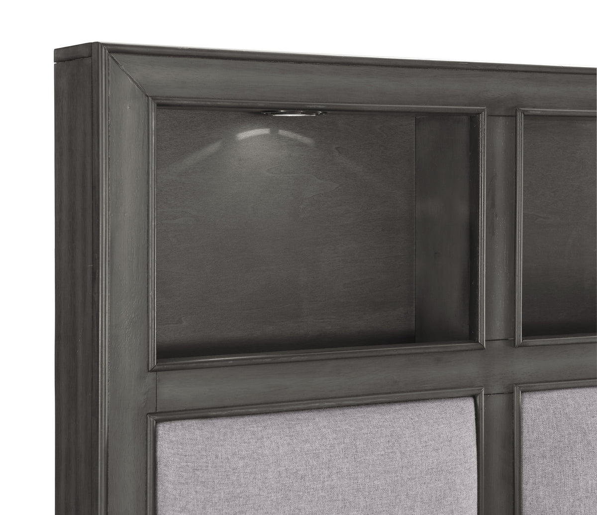 Homelegance Wittenberry Queen Platform Bed In Gray