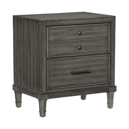 Homelegance Dresser Gray Okume Veneer Dark Bronze Hardware Transitional 1573-4