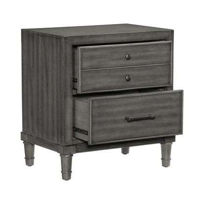 Homelegance Dresser Gray Okume Veneer Dark Bronze Hardware Transitional 1573-4