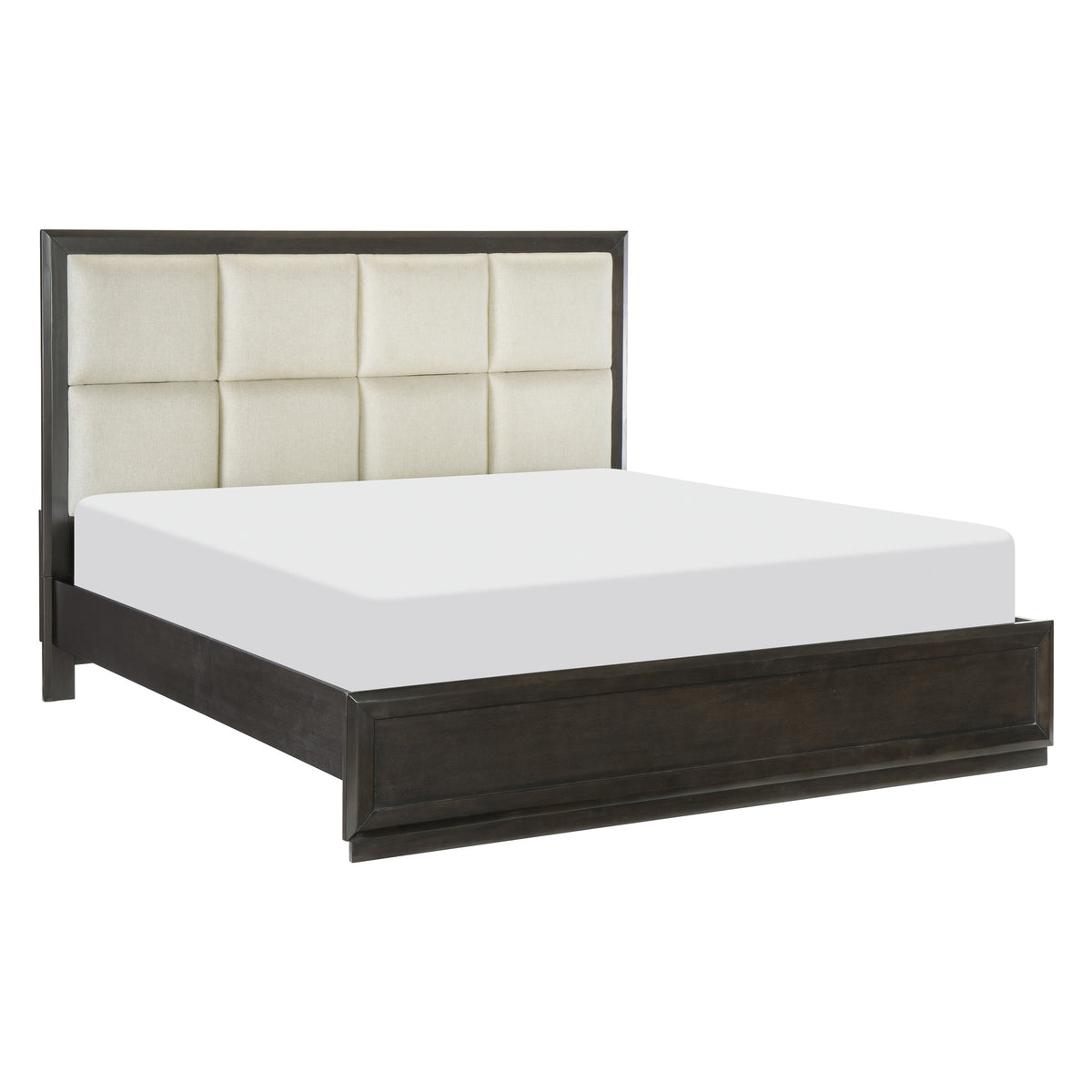 Homelegance Hodgin Queen Platform Bed In Brown