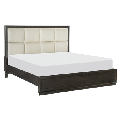 Homelegance Hodgin Queen Platform Bed In Brown