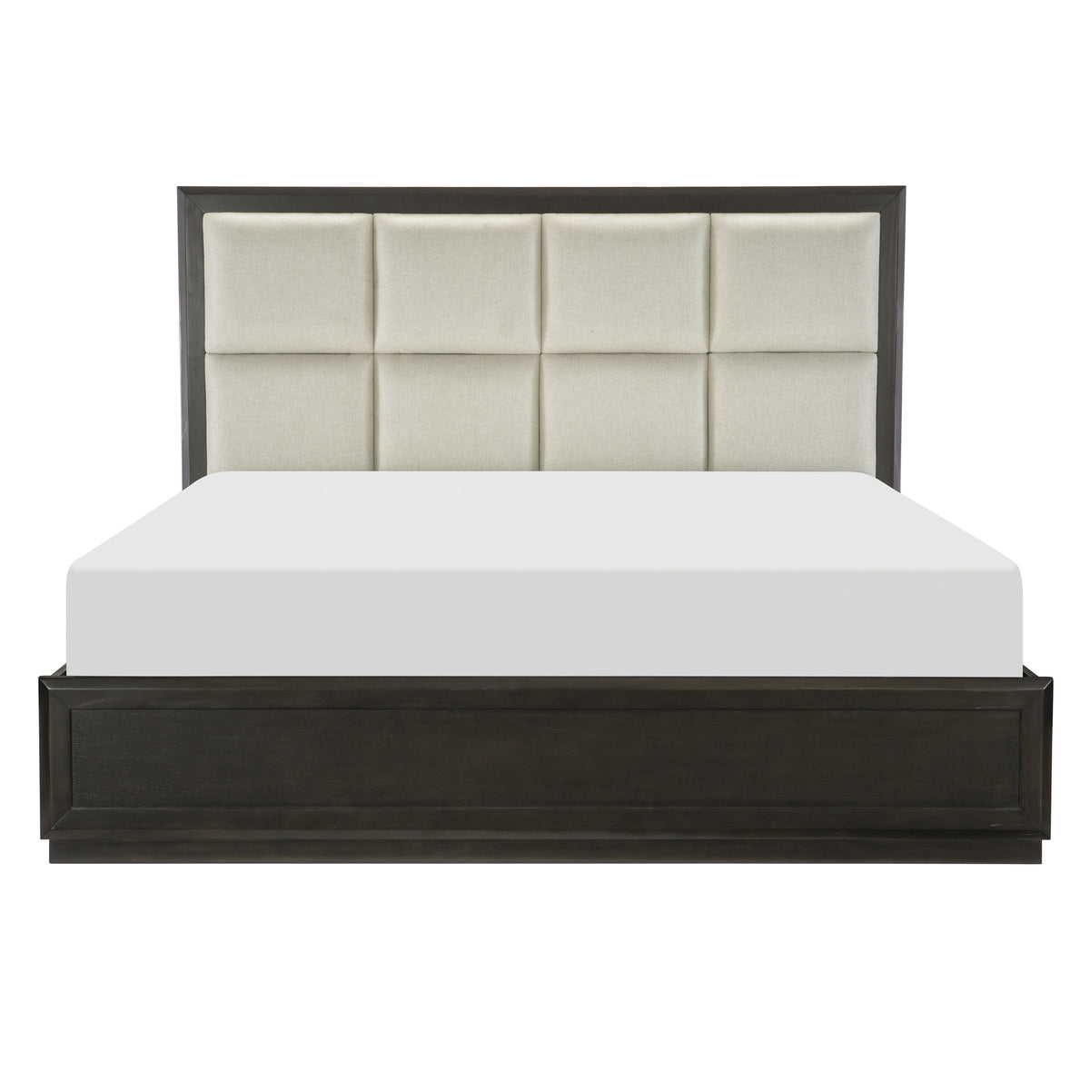Homelegance Hodgin Queen Platform Bed In Brown