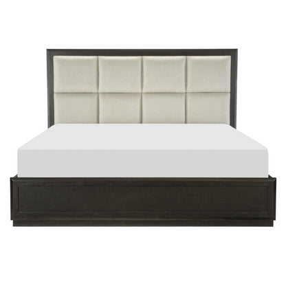 Homelegance Hodgin Queen Platform Bed In Brown