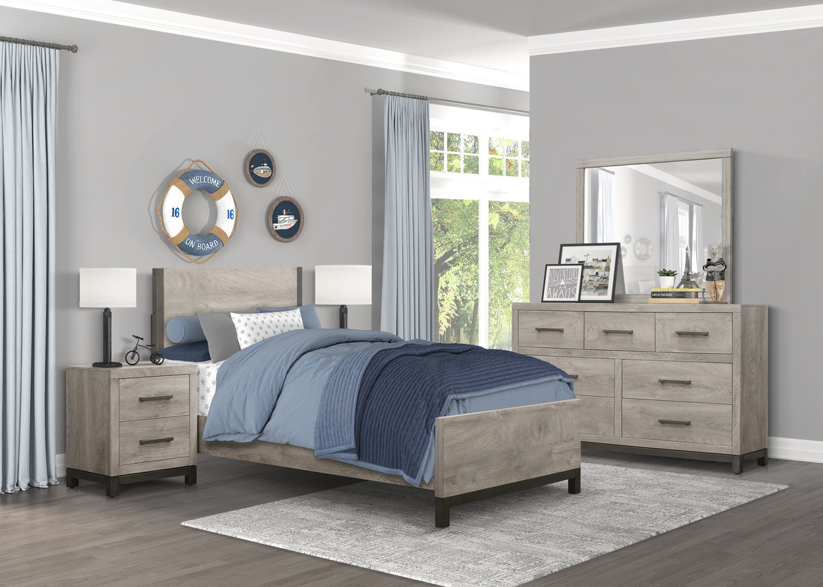 Homelegance Dresser Gray Faux Wood Finish Modern & Contemporary Style 1577-4
