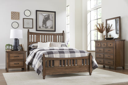 Homelegance Dresser Light Brown Rustic Versatile Design for Bedroom Settings 1584-4