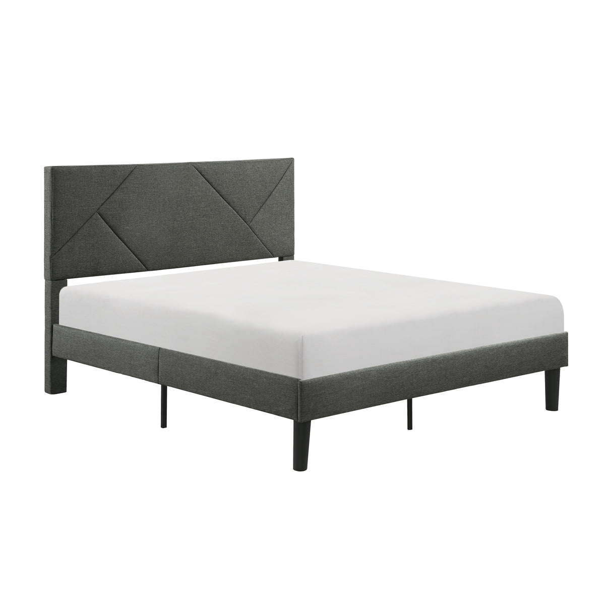 Homelegance Raina Queen Platform Bed In Gray