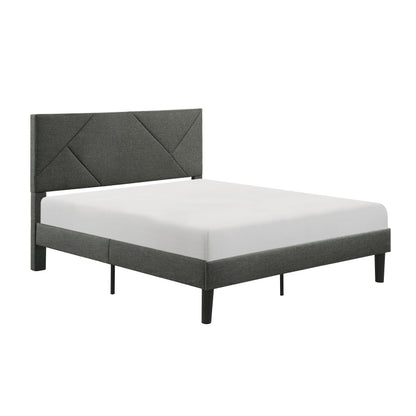 Homelegance Raina Queen Platform Bed In Gray