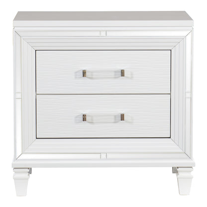 Homelegance Dresser White Modern & Contemporary Glamorous Mirrored 1616W-4