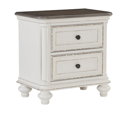 Homelegance Dresser Antique White Brown-Gray French Country Style 1624W-4