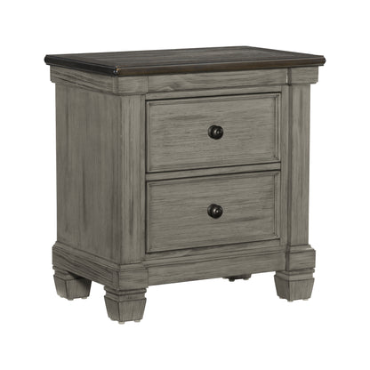 Homelegance Dresser Antique Gray Coffee-Hued Top Transitional Rustic Style 1626GY-4