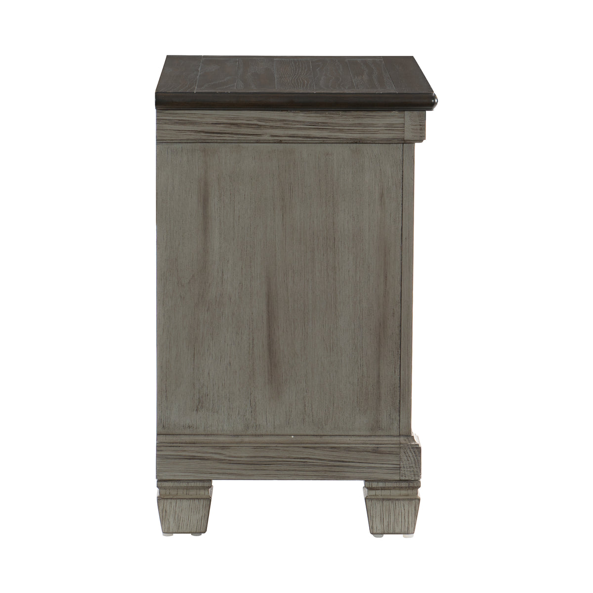 Homelegance Dresser Antique Gray Coffee-Hued Top Transitional Rustic Style 1626GY-4
