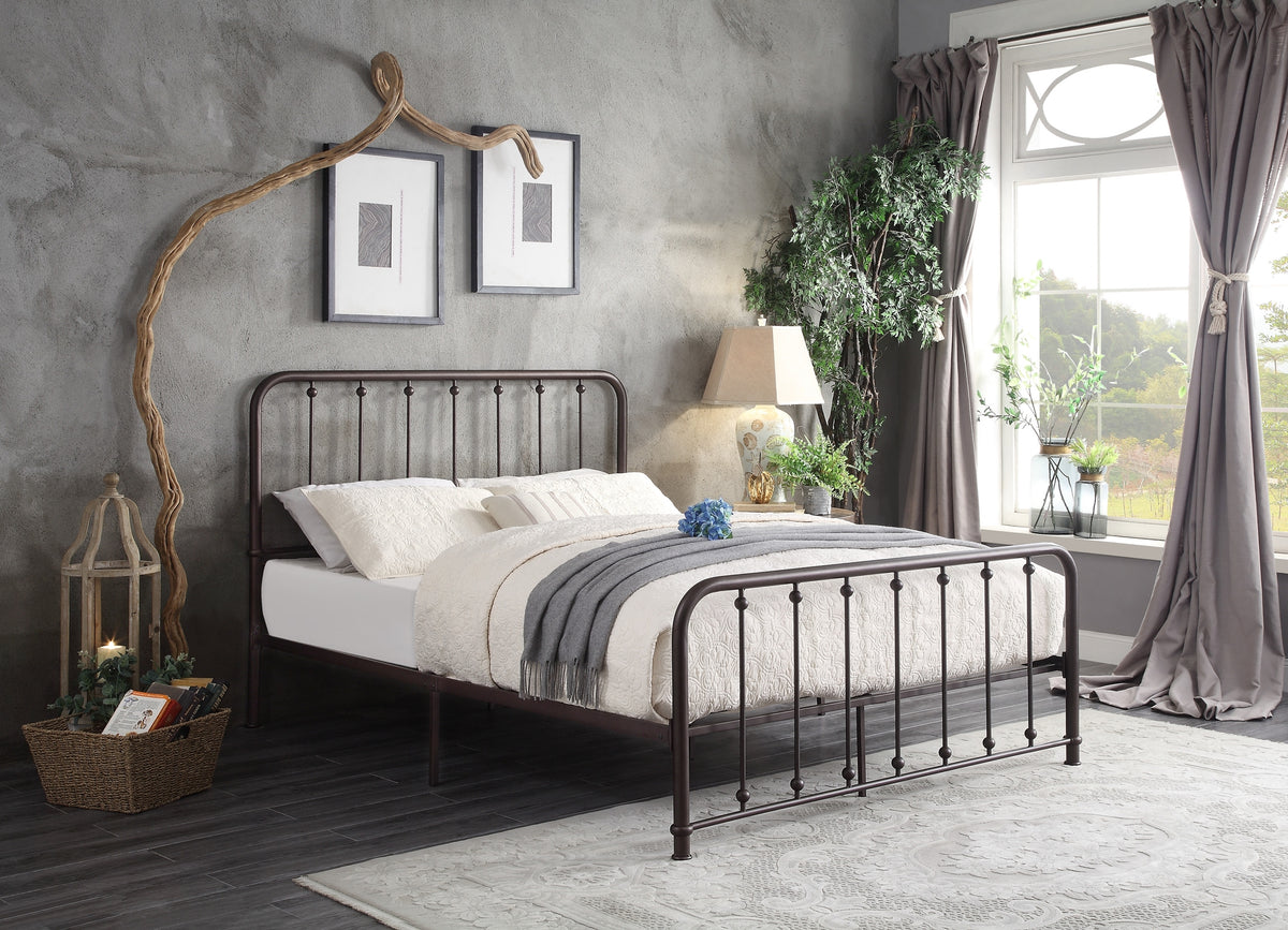 Homelegance Zephyr Queen Wall Bed In Gray