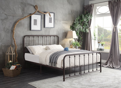 Homelegance Zephyr Queen Wall Bed In Gray