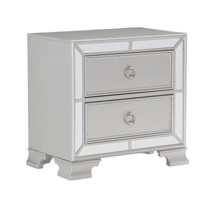 Homelegance Dresser Silver Glam Mirrored Framing Modern-Traditional 1646-4