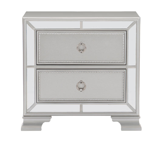 Homelegance Dresser Silver Glam Mirrored Framing Modern-Traditional 1646-4