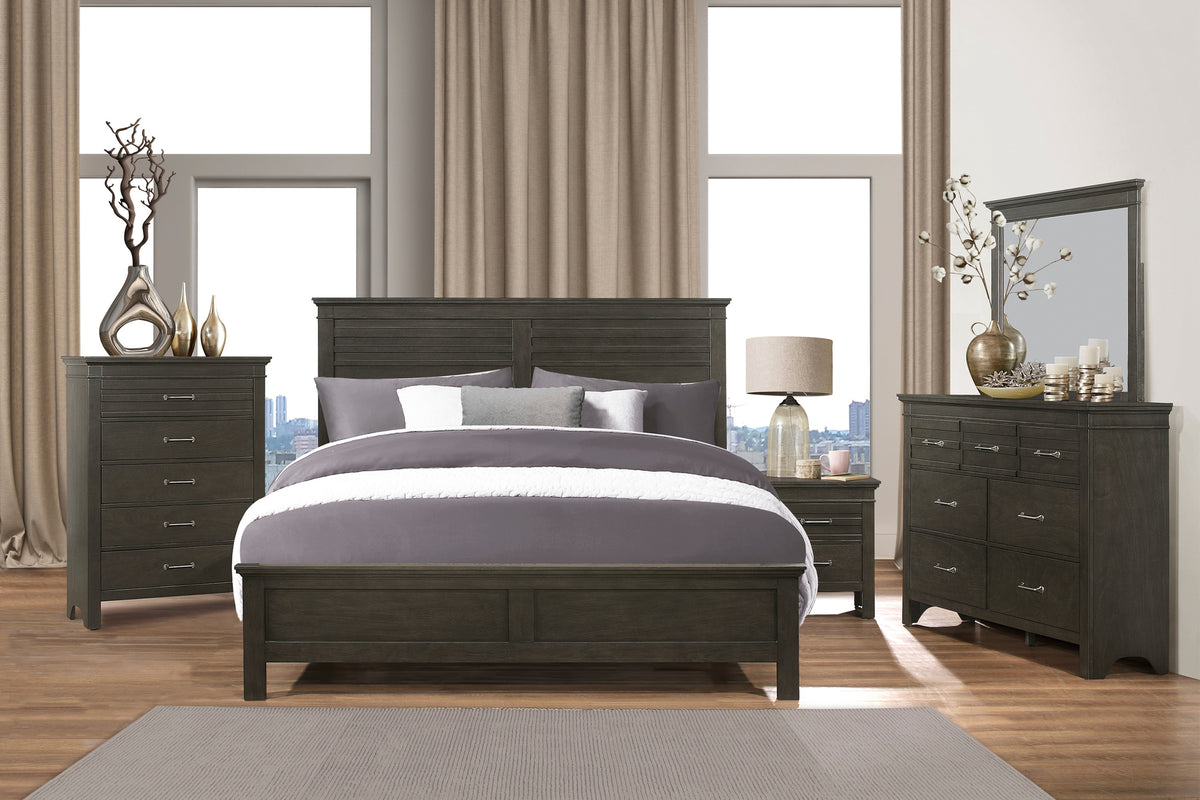 Homelegance Blaire Farm Queen Bed In Gray