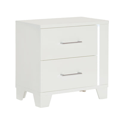 Homelegance Dresser White Modern & Contemporary LED Enhanced Kerren 1678W-4