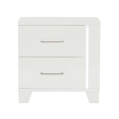 Homelegance Dresser White Modern & Contemporary LED Enhanced Kerren 1678W-4