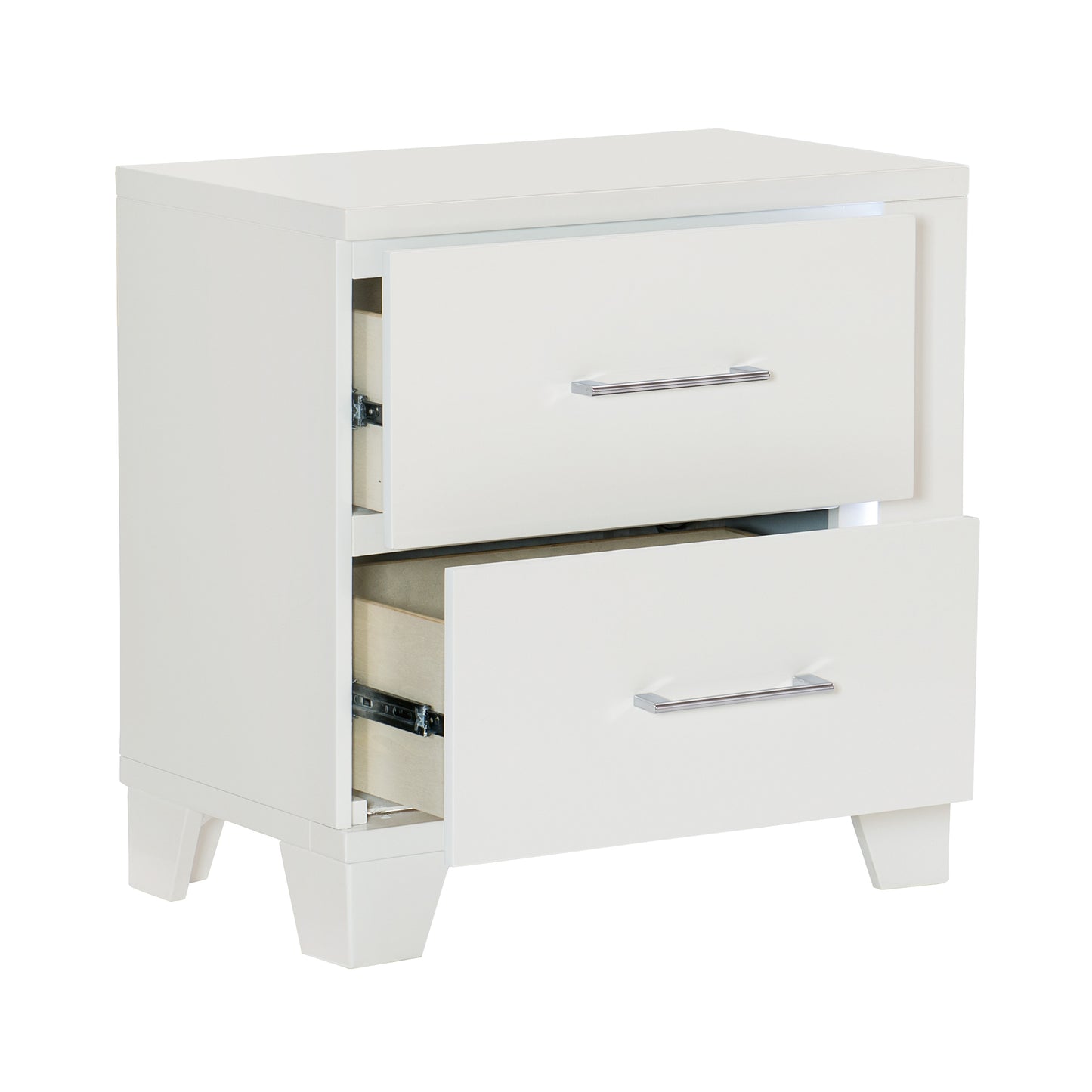 Homelegance Dresser White Modern & Contemporary LED Enhanced Kerren 1678W-4