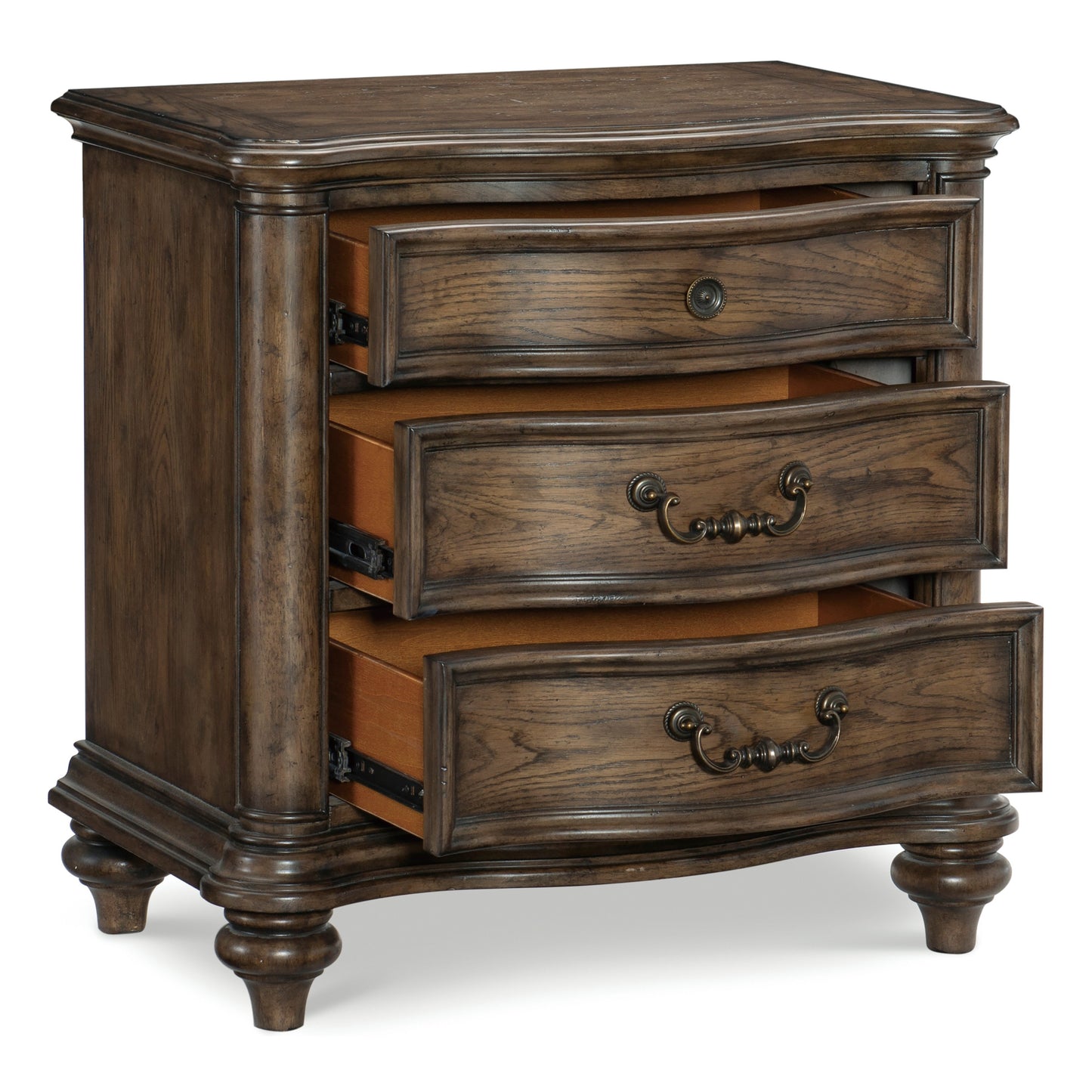 Homelegance Dresser Brown Oak Finish Traditional Style Ample Storage 1682-4
