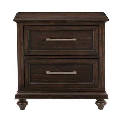 Homelegance Dresser Driftwood Charcoal Transitional Style with Pewter Hardware 1689-4