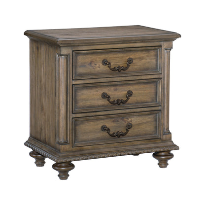 Homelegance Dresser Weathered Pecan Traditional Style with Elegant Accents 1693-4