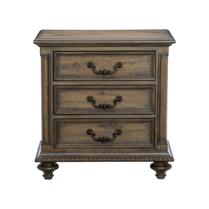 Homelegance Dresser Weathered Pecan Traditional Style with Elegant Accents 1693-4