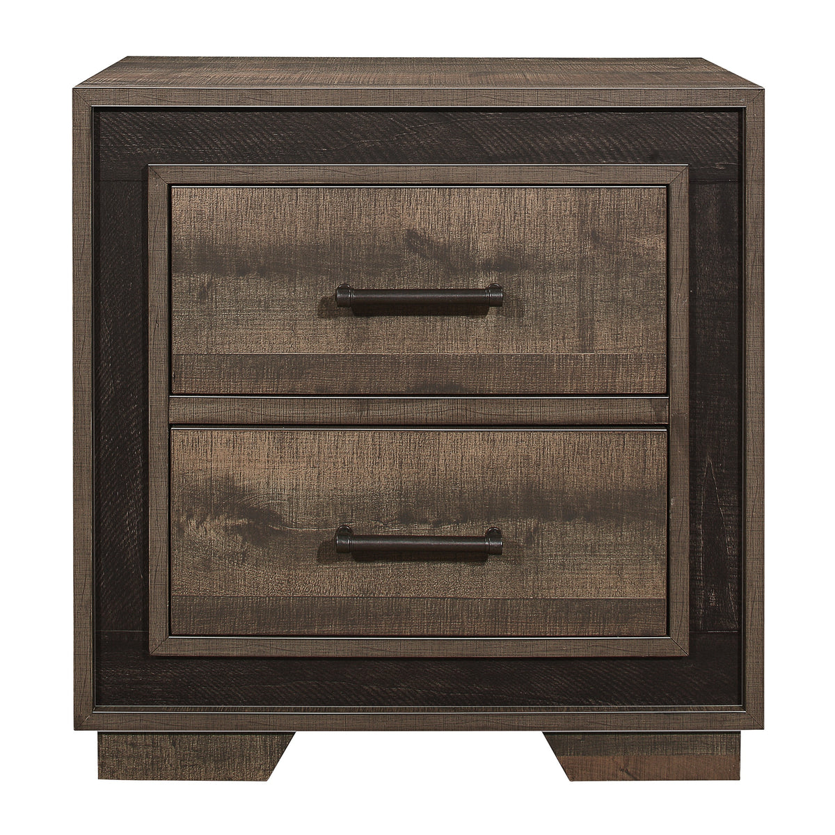 Homelegance Dresser Mahogany Ebony Rustic Modern Lines Distressed Pewter 1695-4