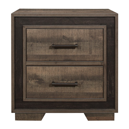 Homelegance Dresser Mahogany Ebony Rustic Modern Lines Distressed Pewter 1695-4