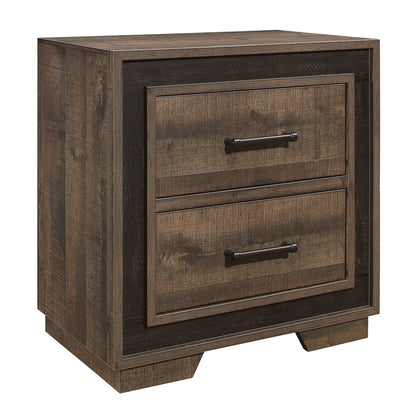 Homelegance Dresser Mahogany Ebony Rustic Modern Lines Distressed Pewter 1695-4