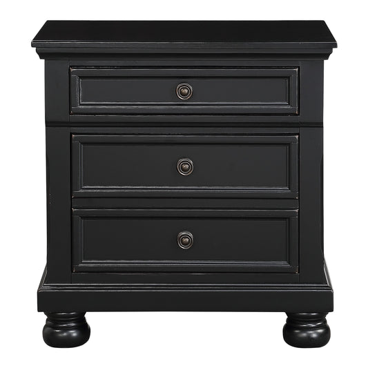 Homelegance Dresser Black Sand-Through Finish Transitional Style Versatile 1714BK-4