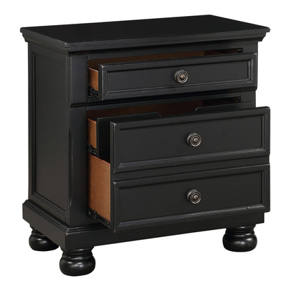 Homelegance Dresser Black Sand-Through Finish Transitional Style Versatile 1714BK-4