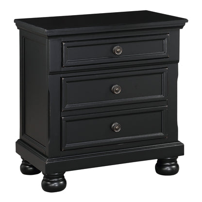 Homelegance Dresser Black Sand-Through Finish Transitional Style Versatile 1714BK-4